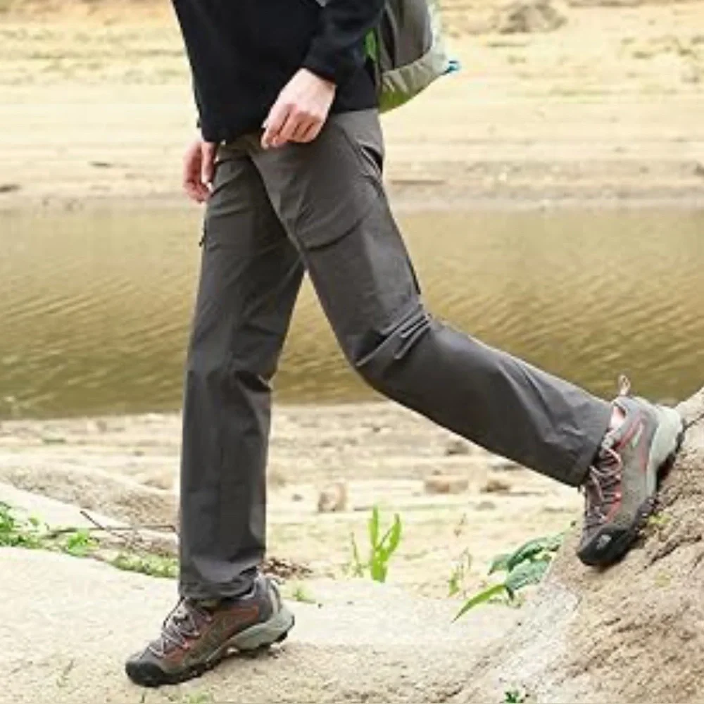 MIER Women’s Black Hiking Pants – Quick Dry, Stretch, Size 8